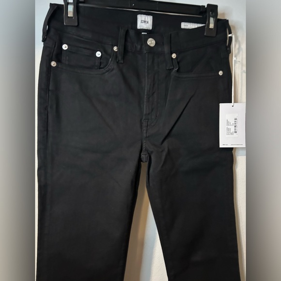 NWT EDWIN BLACK DENIM CASSIA MINI BOOT - Picture 2 of 7